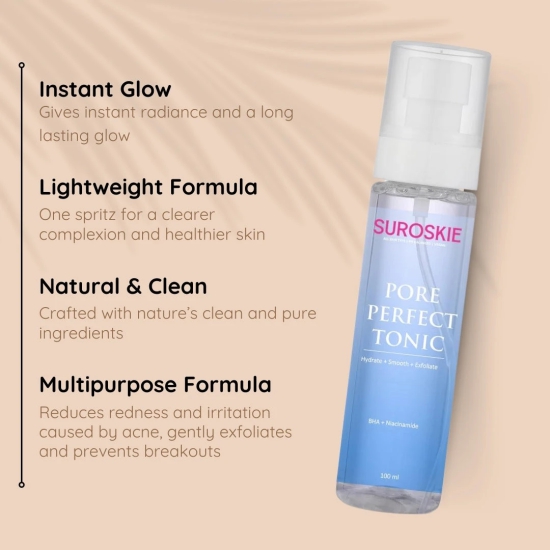 Pore Perfect Tonic - Niacinamide Face Toner with BHA Extract