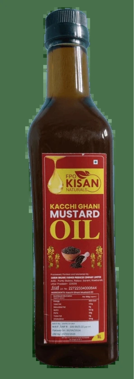 FPO Kisan Naturals Mustard Oil - 1L