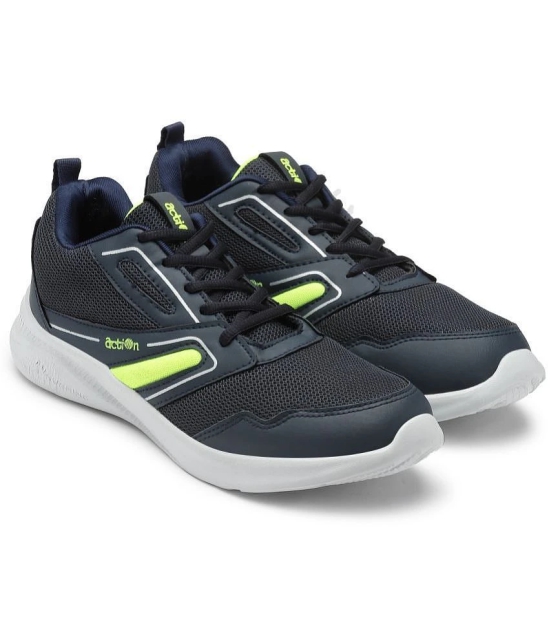 Action - ATG-674 Navy Mens Sports Running Shoes - None