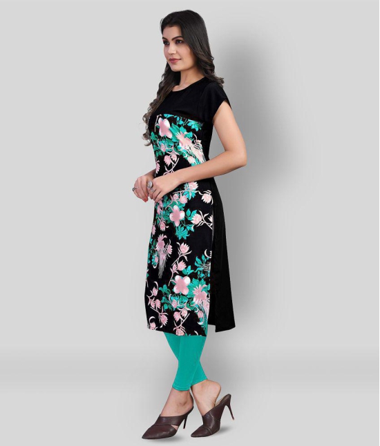 BROTHERS DEAL - Multicolor Crepe Women's Straight Kurti ( Pack of 1 ) - None