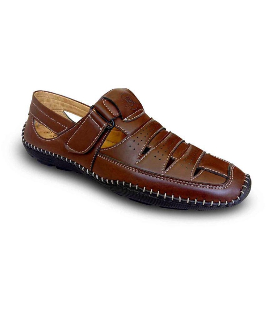 ShoeRise - Brown  Mens Sandals - 9