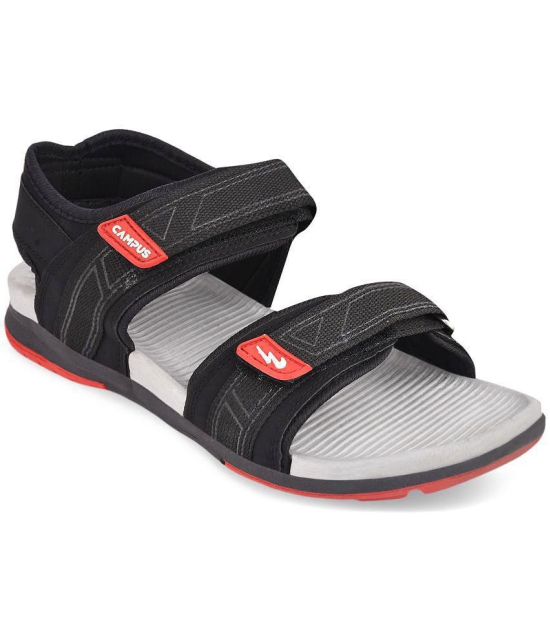 Campus - Black Men's Floater Sandals