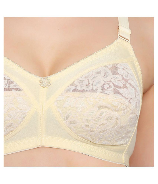 KYODO Poly Cotton Everyday Bra - Yellow - 42B