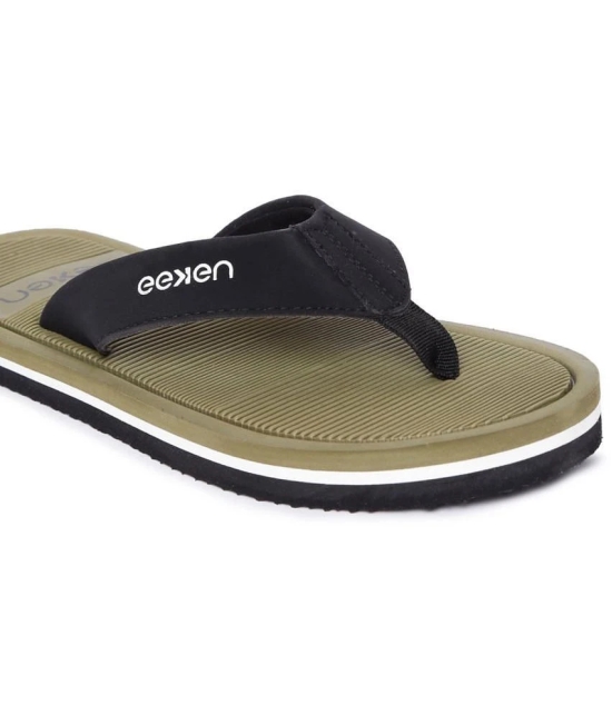 Paragon Green Mens Thong Flip Flop - None