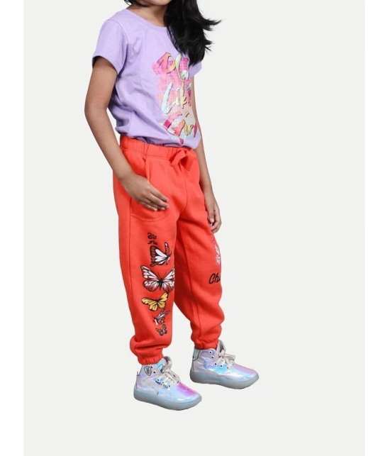 Girls Printed Joggers - None