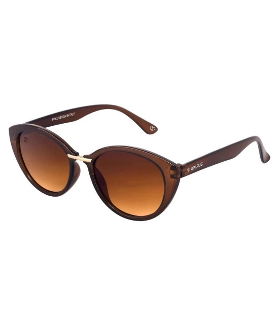 Walrus - Brown Cat Eye Sunglasses ( WS-GRC-090906 ) - Medium