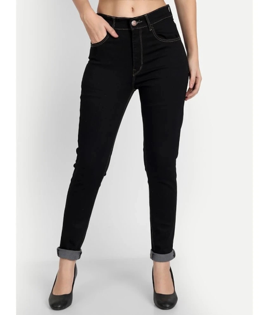 AngelFab - Black Denim Skinny Fit Womens Jeans ( Pack of 1 ) - None