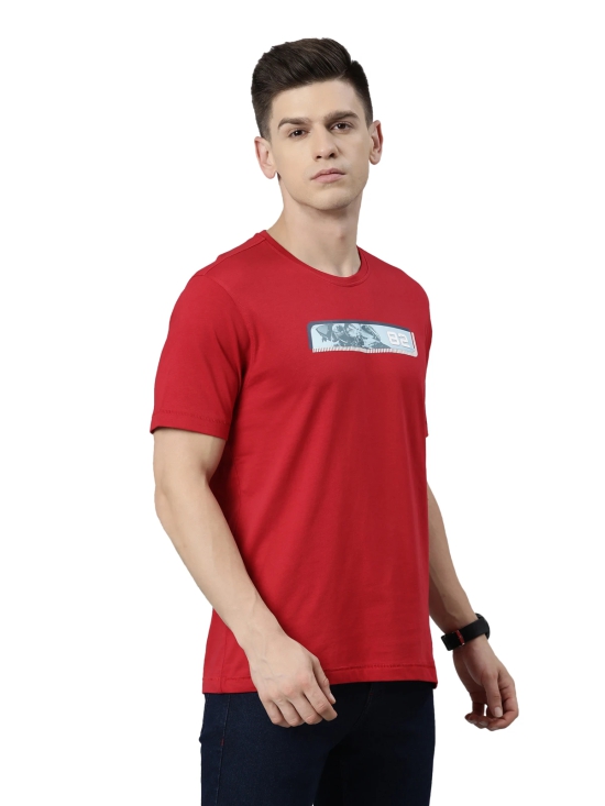 TVS Racing Round Neck T Shirts-Premium 100% Cotton Jersey, Versatile T Shirt for Men, Ideal for Gym, Casual Wear & More-Mercerised Yarn for Extra Durability-Easy to Wear & Wash