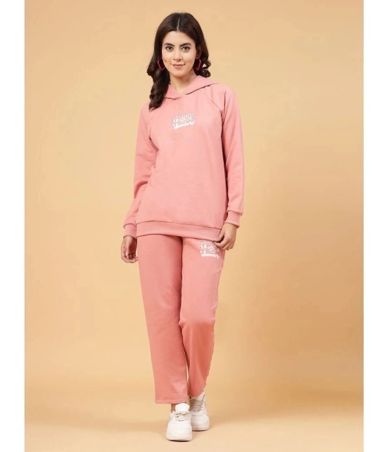 Rigo Peach Fleece Printed Tracksuit - Pack of 1 - None