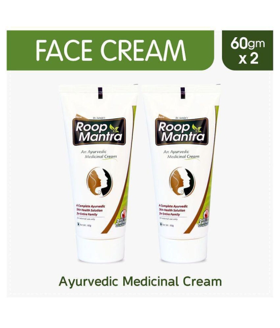 Roop Mantra Face Cream 60gm,(Pack of 2) Day Cream 120 gm Pack of 2