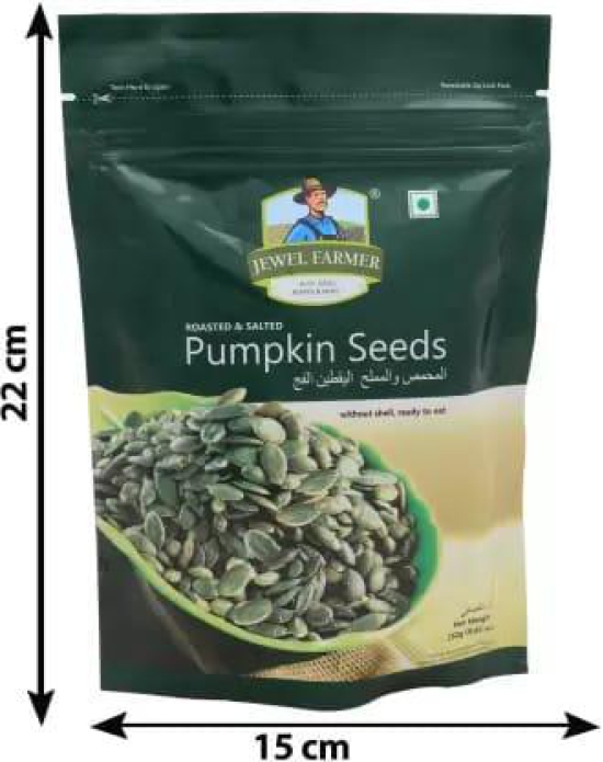 Jewel Farmer Roasted & Salted Pumpkin Seeds Pumpkin Seeds 250 Grams