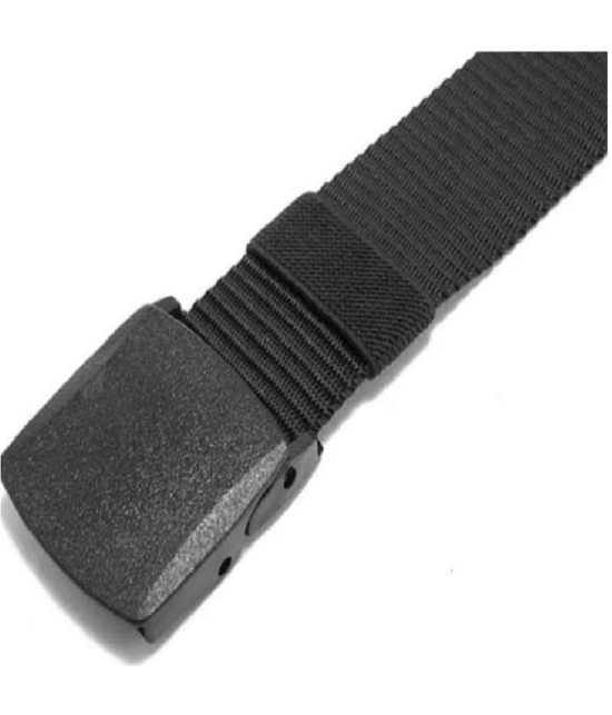 SUNTAP - Black Nylon Mens Casual Belt ( Pack of 1 ) - None