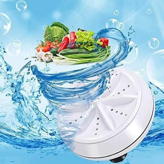 Uttamrobotics Portable Mini Washing Machine Ultrasonic Turbine Washer