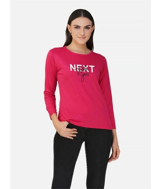 CHOZI - Pink Cotton Regular Fit Womens T-Shirt ( Pack of 1 ) - None