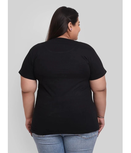 Neo Garments - Black Cotton Regular Fit Womens T-Shirt ( Pack of 1 ) - 8XL