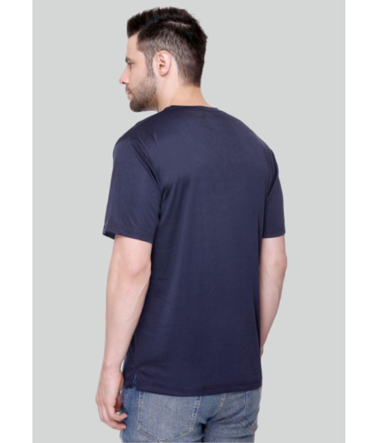 LEEBONEE - Navy Polyester Regular Fit Men's T-Shirt ( Pack of 1 ) - None