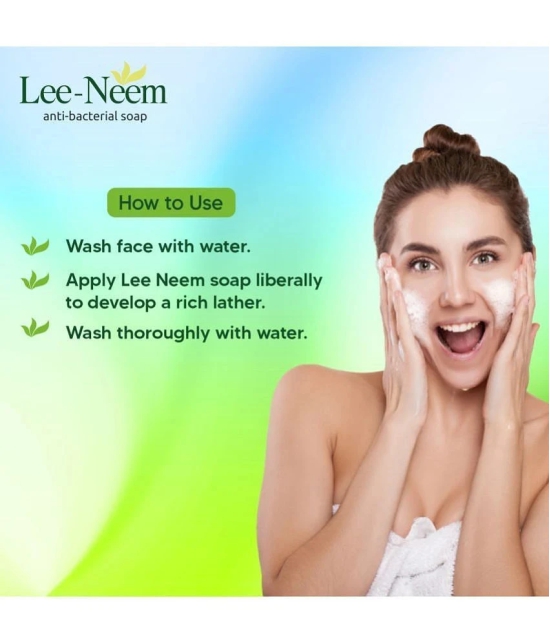 Leeford Lee Neem Anti Bacterial Neem Soap 75 gm (Pack of 4)