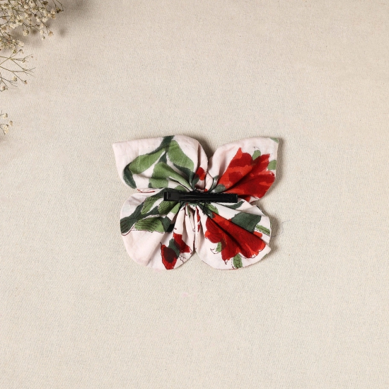 Handmade Fabric Butterfly Hair Clip 21