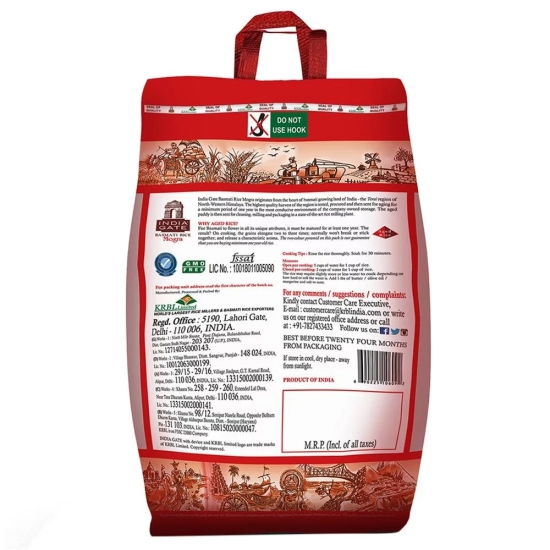 India Gate Mogra Basmati Rice 5 Kg