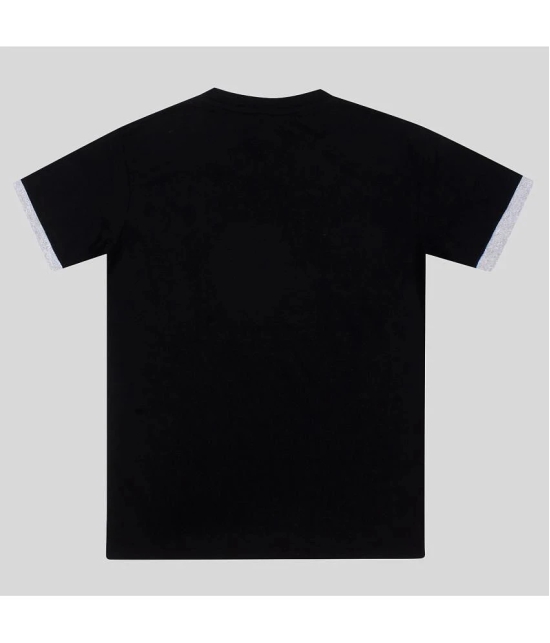 Diaz Pack of 1 Boys Cotton Blend T-Shirt ( Black ) - None