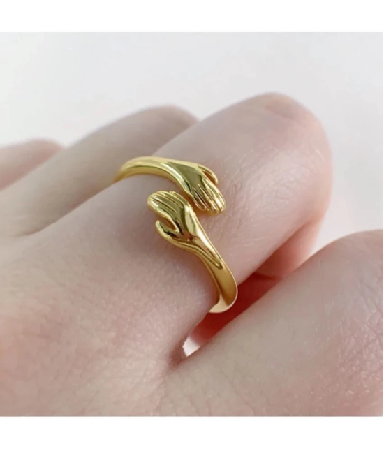 FASHION FRILL - Gold Rings ( Pack of 1 ) - None