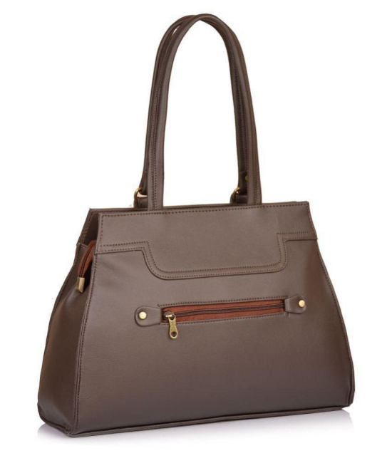 Fostelo Brown P.U. Shoulder Bag - Brown