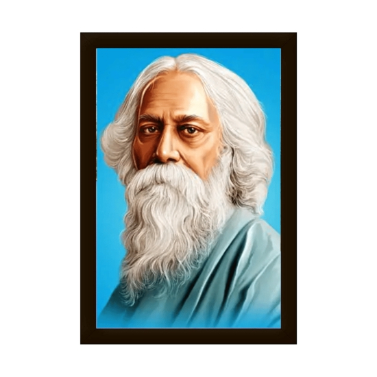 Buy Rabindranath Tagore Photo With Frame 12x18 Inch Online | Khojle by ...