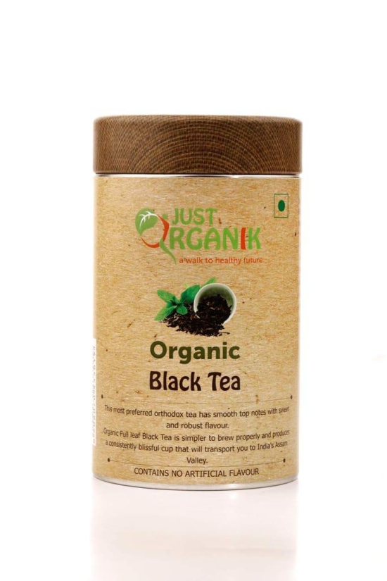 Just Organik Black Tea (Assam) Full Leaves 50gm, 100% Organic