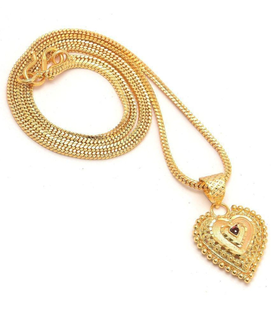 Jewar Mandi - Golden Pendant ( Pack of 1 ) - Golden