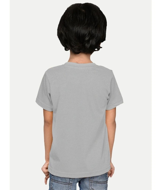 Radprix Grey Cotton Blend Boys T-Shirt ( Pack of 1 ) - None