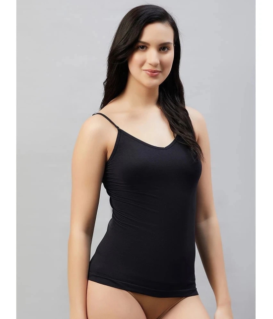 C9 Airwear Cotton Blended Camisoles - Black Single - None