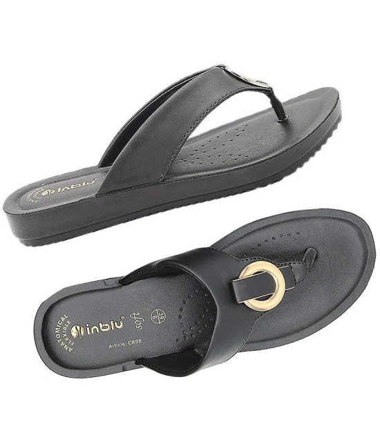 Inblu Black Womens Slipper - None