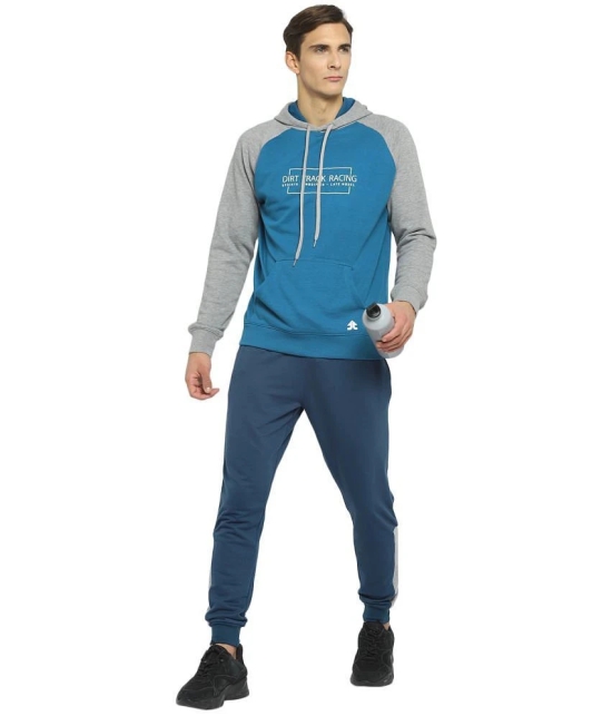 OFF LIMITS Blue Poly Cotton Sweatshirt - M