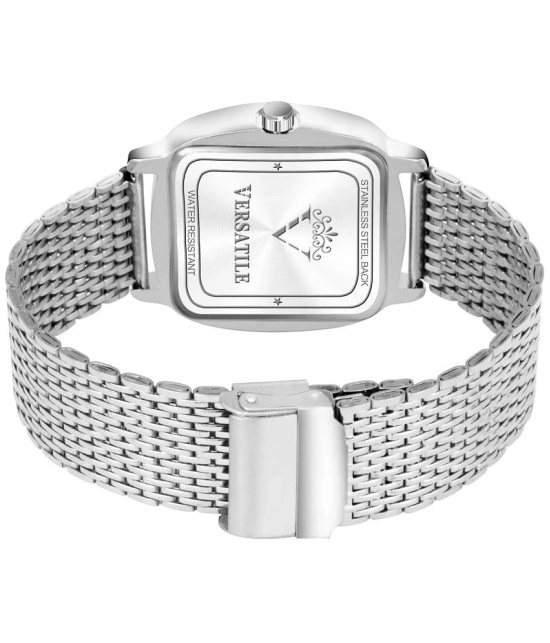 Versatile Silver Metal Analog Mens Watch