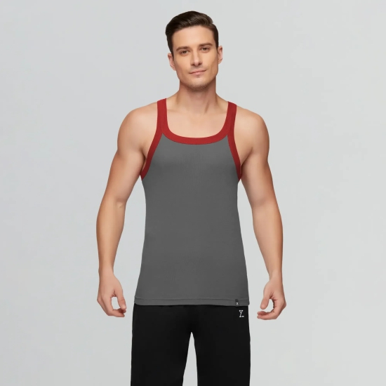 Pace Square Neck Vest Ribbon Grey S