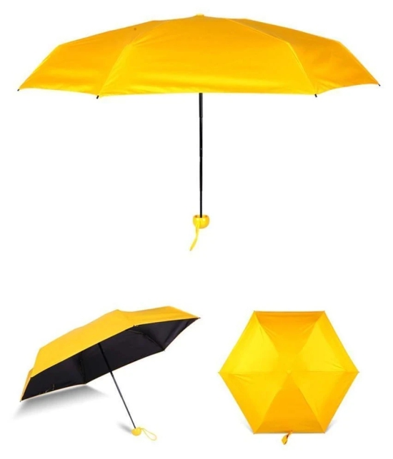 Hope Smile Travel Umbrella Windproof and UV Protection with Capsule Case - Multi