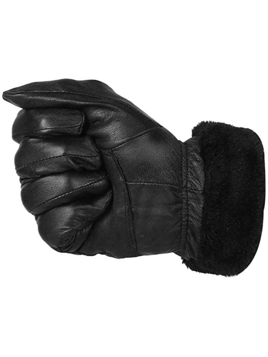 ZAYSOO Full Fingers Pure Leather Riding Gloves ( Pair of 1 ) - XL