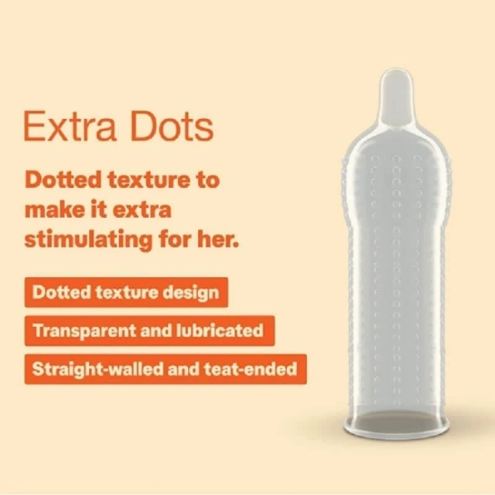 Durex Extra Dots Condoms - Extra stimulation for her