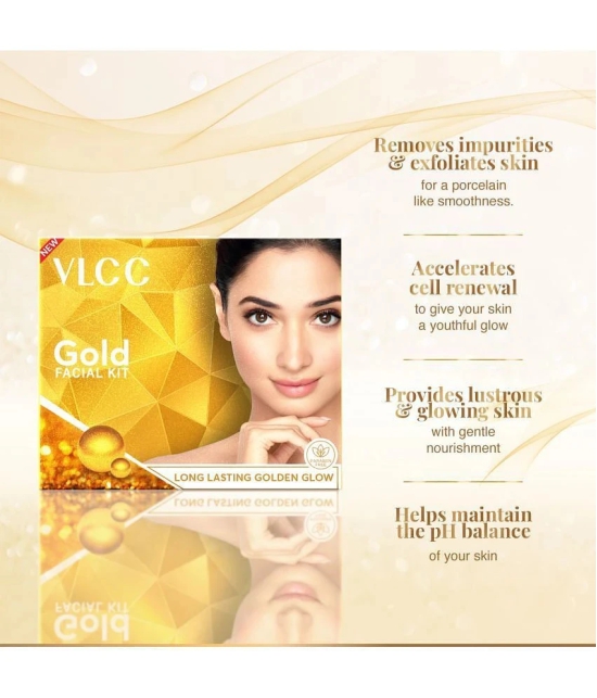 VLCC Gold Facial kit & Diamond Facial kit, 60 g (Pack of 2)