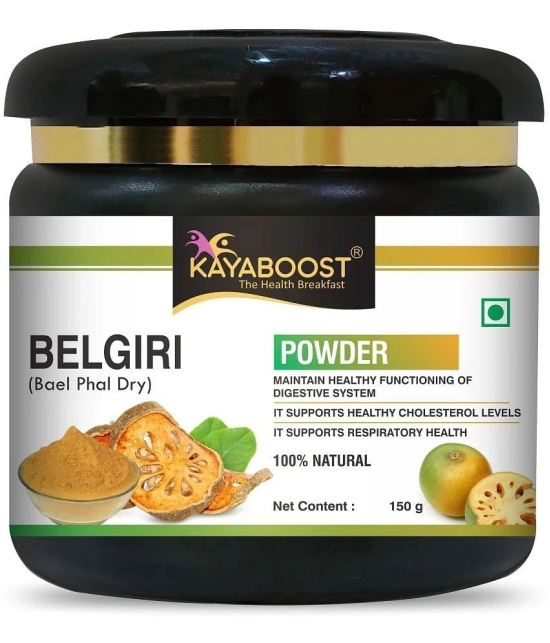 KAYABOOST Belgiri Powder - Bealgiri - Bael Phal Dry - Aegle Marmelos - Wood Apple (150 g)