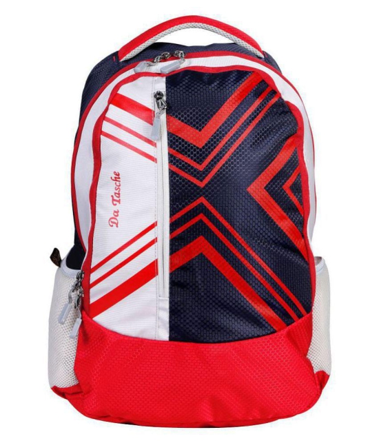 Da Tasche Red 35 Ltrs School Bag for Boys & Girls