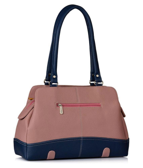 Fostelo - Pink  PU Shoulder Bag - Pink