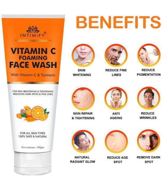 Intimify Vitamin C Face Wash, face wash, anti aging wrinkles face wash, anti aging face wash, 100 gm