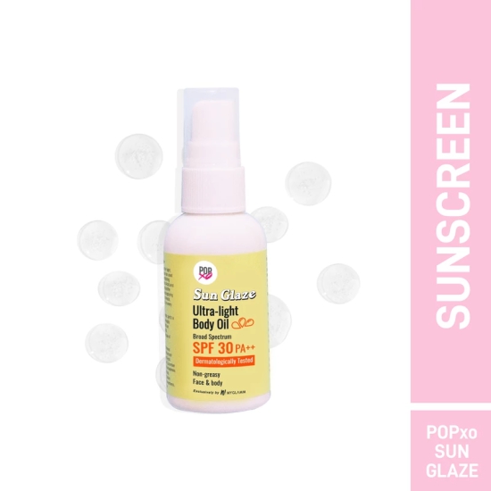 POPxo Sun Glaze Ultra-light Body Oil  SPF 30 PA +++ 50ml