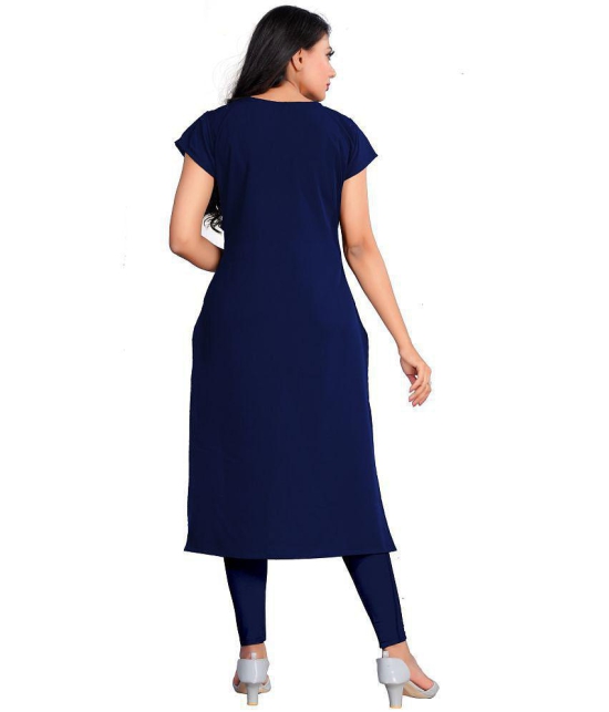 BROTHERS DEAL - Multicolor Crepe Women''s Straight Kurti - XL