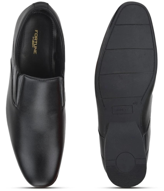 Liberty - Black Mens Slip On Formal Shoes - None