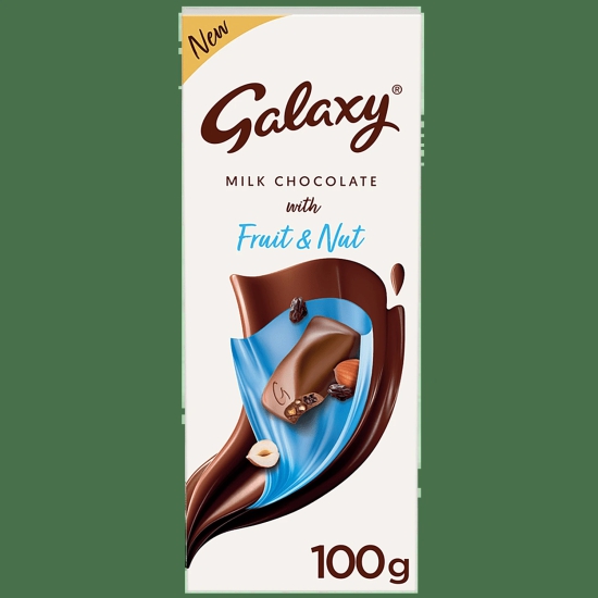 Galaxy Silky Smooth Milk Chocolate With Fruit & Nut, 100 G