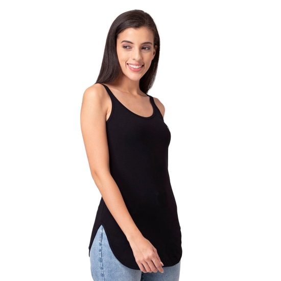 Women Cotton Camisole - Black Black M