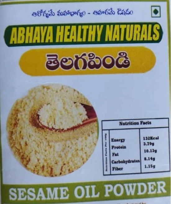 Sesame Oil Powder - Abhaya Healthy Naturals  111 gms