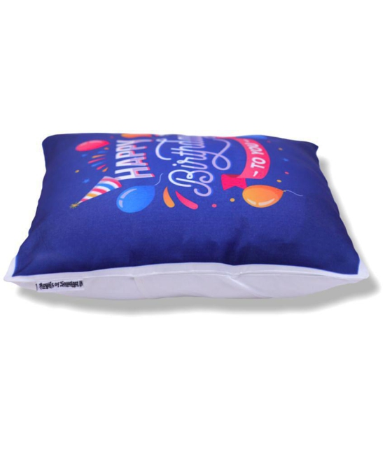 Ros - Blue Ceramic Gifting Printed Cushion